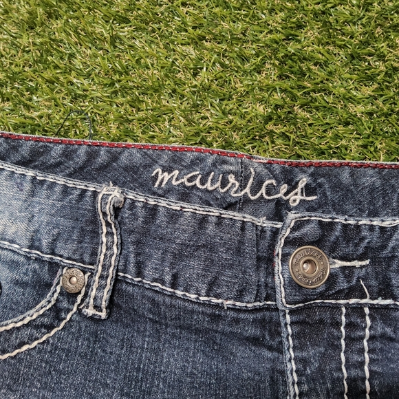Maurices Blue Denim Women Shorts 11/12 4854 - Picture 3 of 8